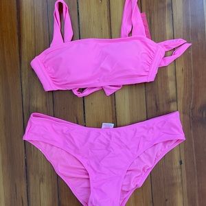 Target bikini top - hot pink